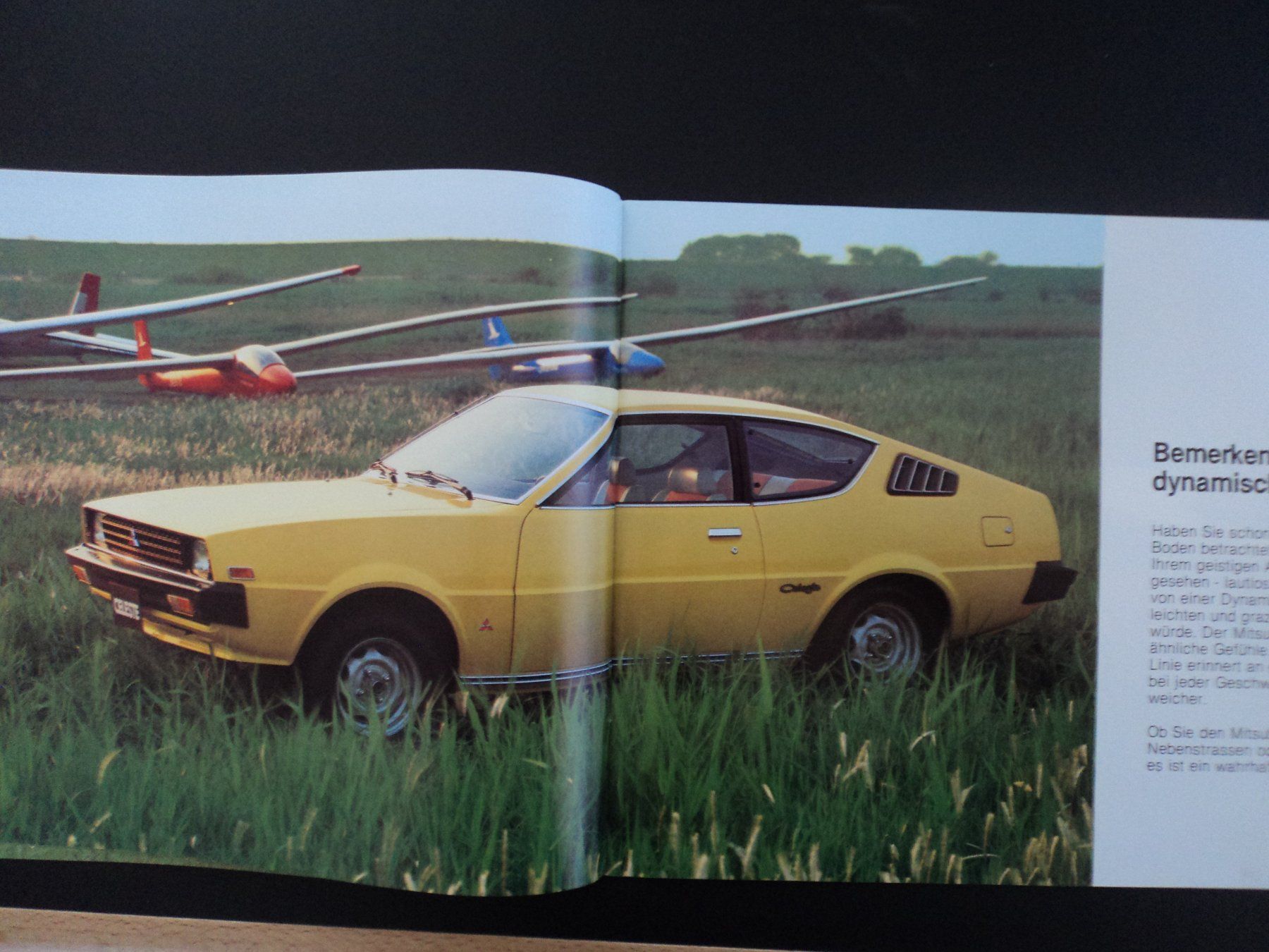 Mitsubishi Documenti: Prospekt Mitsubishi Celeste 1979 – Usato da Schwarzenburg venduto da modelCARama