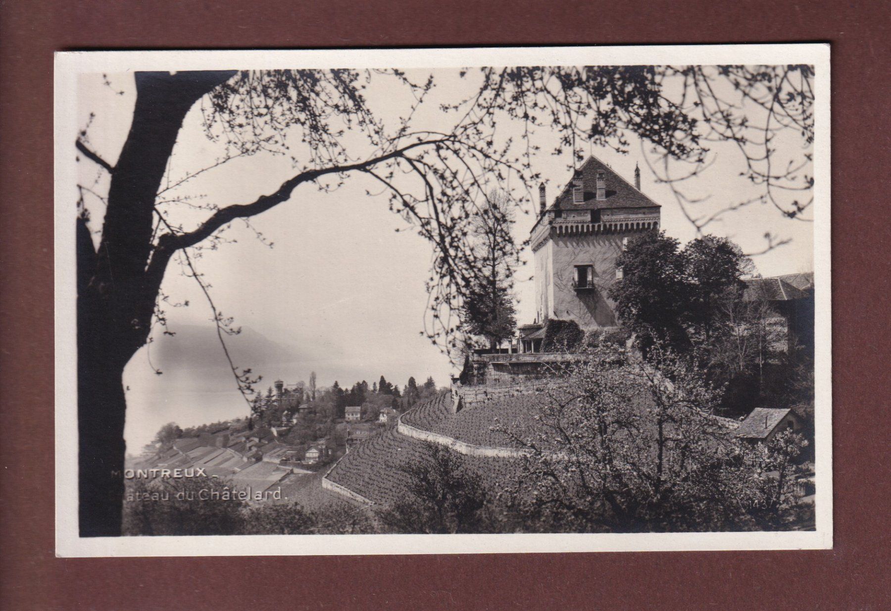 Ansichtskarten: Clarens - Château du CHÂTELARD – Gebraucht aus Pully von nicecards-shop