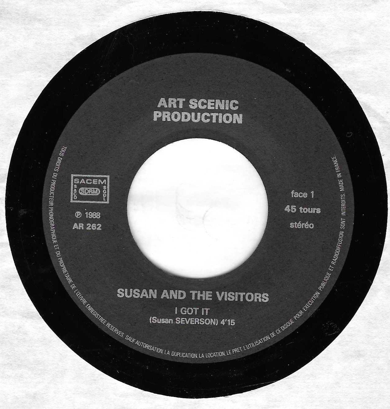 Dischi in vinile: SUSAN AND THE VISITORS  -  I GOT IT  +  WAITING – Usato da Bex venduto da Giorgiob 2
