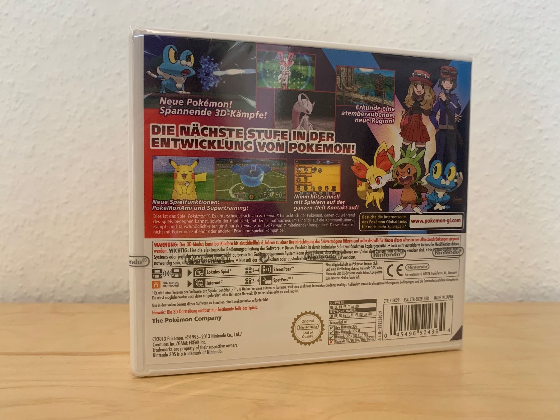 Pokémon Giochi: Pokémon Y - Nintendo 3DS Sealed - DE Version rare – Usato da Zürich venduto da Hunger-Toys-Games 1