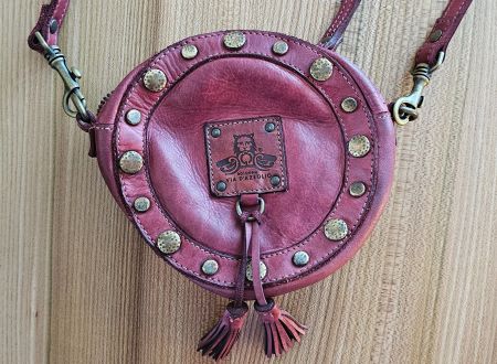 Ledertasche rund Bologna via d'azeglio
