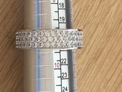 Anelli: Luxus Elegante Gr: 19:9 Ring mit  Zirkonia Farbe: Silver – Nuovo (secondo la descrizione) da Biel-Bienne venduto da Roserosse13 6