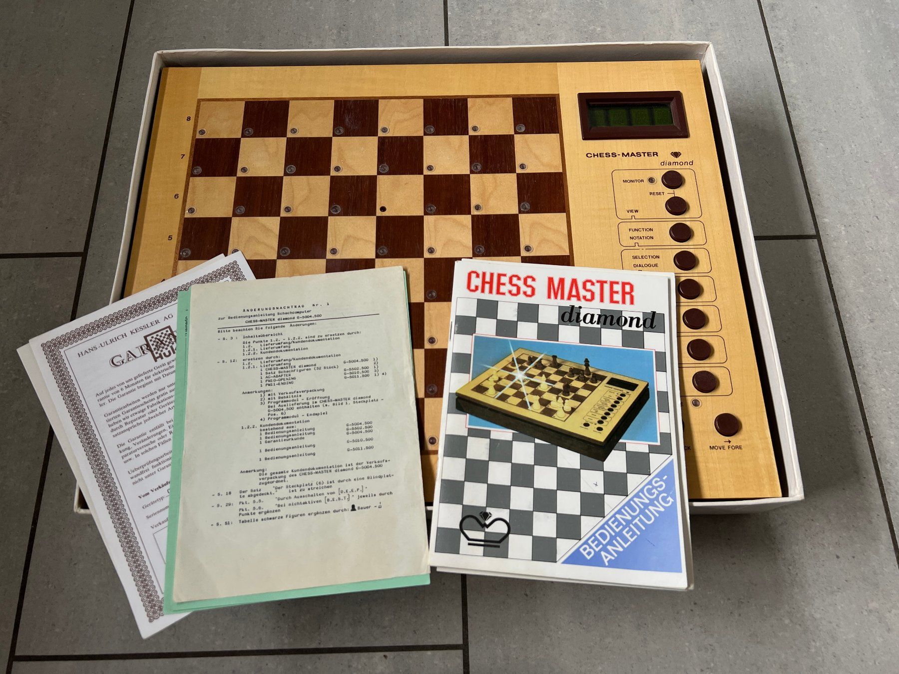Giochi: Schachcomputer "Chess Master Diamond" (defekt) – Difettoso da Burgdorf venduto da 9500 1