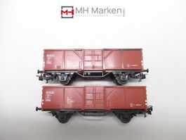 Märklin 2x 4430 offene Güterwagen Deutsche Bahn AC WS H0