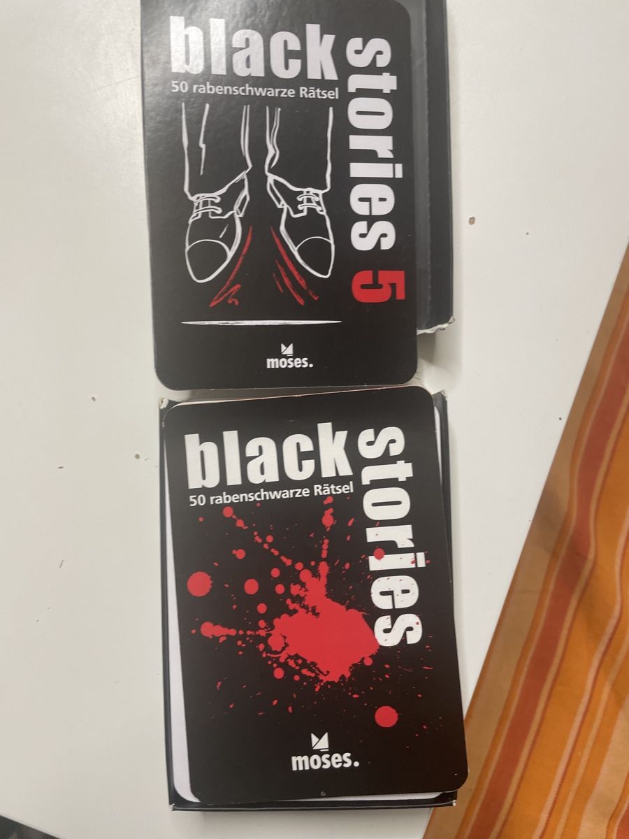 Giochi: Black Stories 5 - 50 rabenschwarze Rätsel – Usato da Bolligen venduto da Danibr 2
