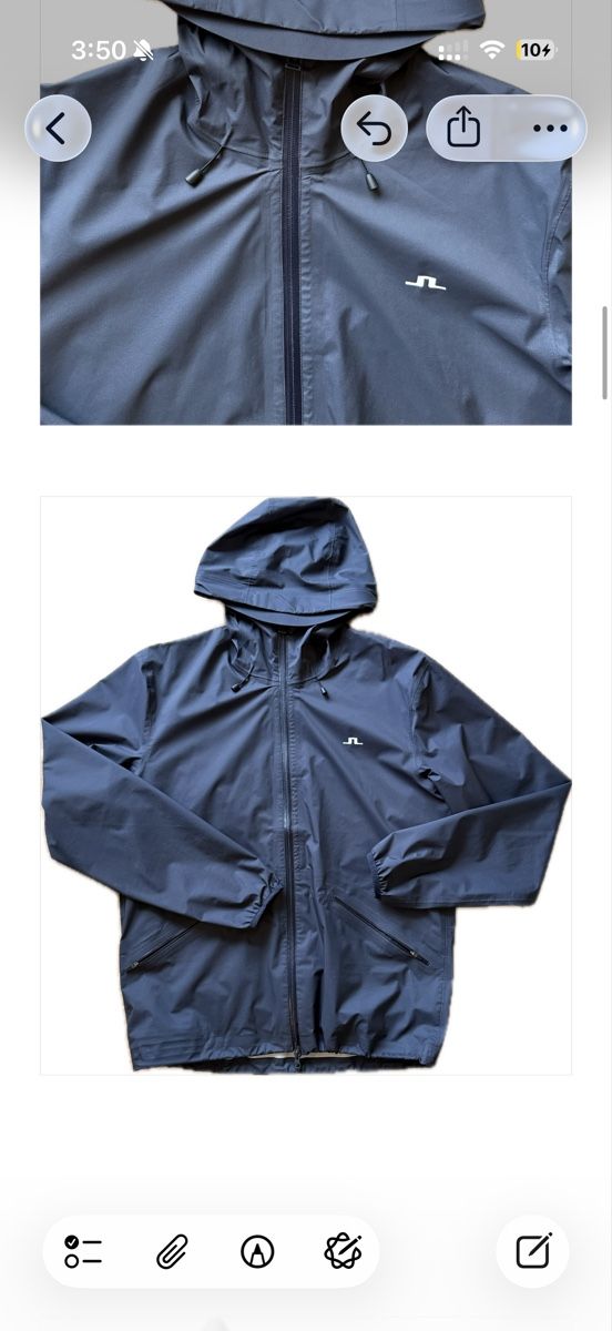 Jacken: J.Lindeberg Regenjacke – Neu (gemäss Beschreibung) aus Au ZH von tmnhllr