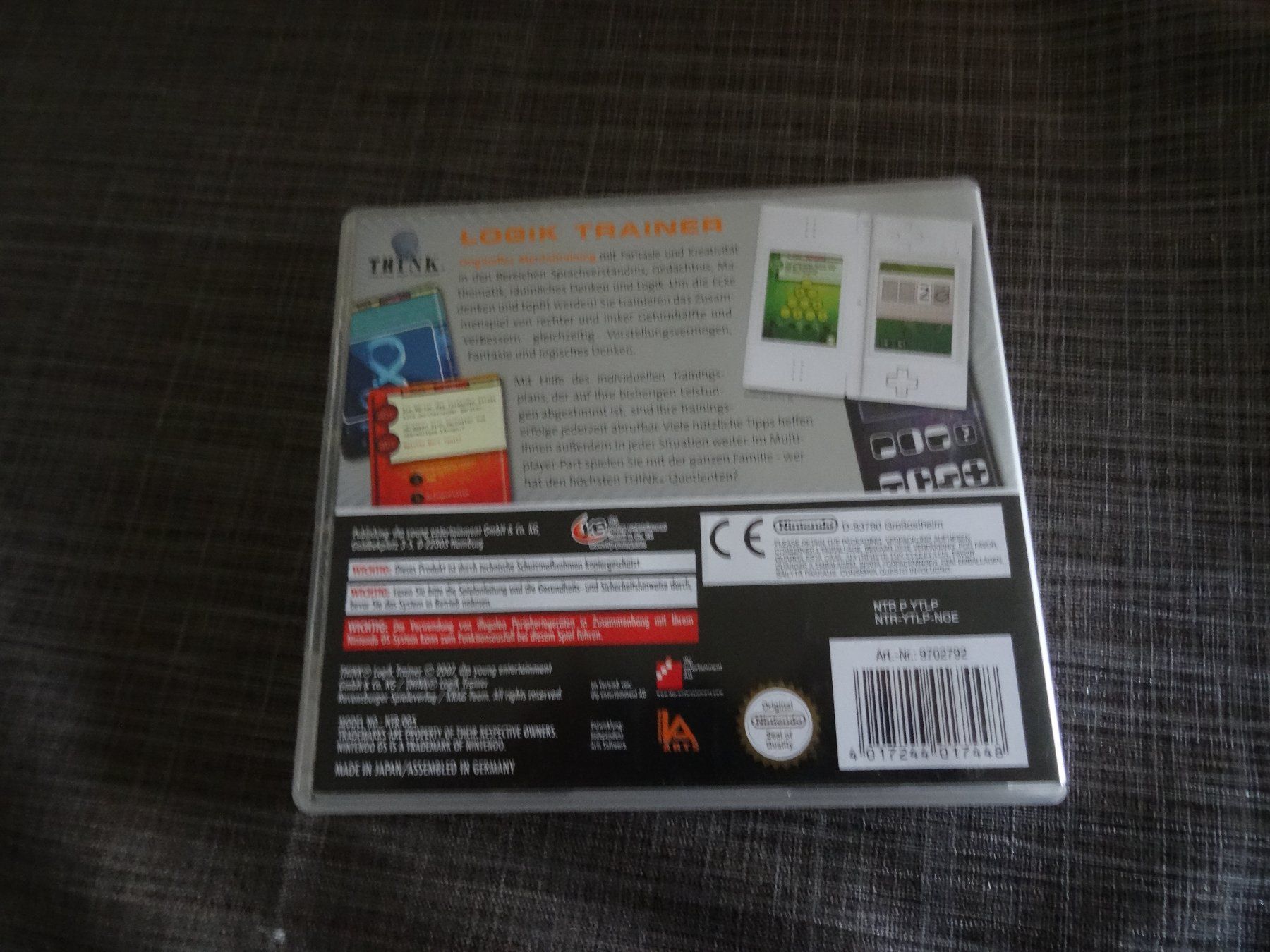 Spiele: Think - Logik Trainer DS – Gebraucht aus Olten von Disc-Ausverkauf 2