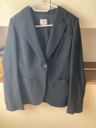 Completo Armani Collection gessato nero, come nuovo!