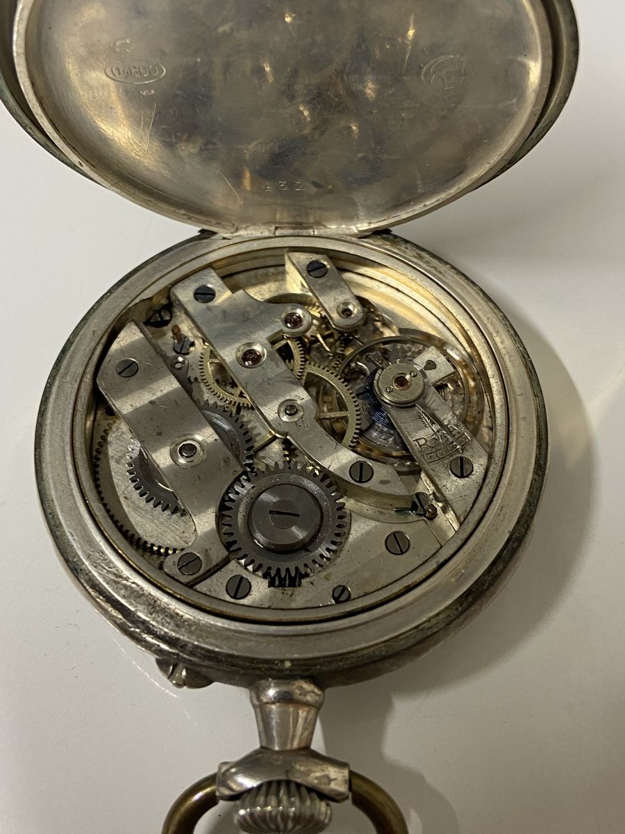 Orologi: Antike Silberne  800 Taschenuhr – Usato da Dietikon venduto da brocki-eyra 4