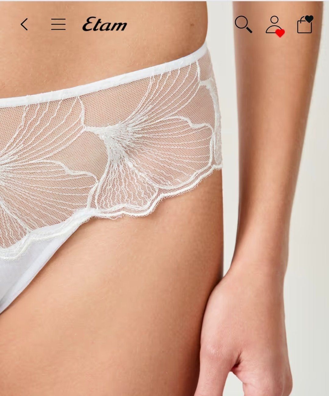 Etam Altra biancheria intima: 💖 Etam Hipster Slip - 34/36 - Prélude – Nuovo e nell'imballaggio originale da Thalwil venduto da VitaMini 3