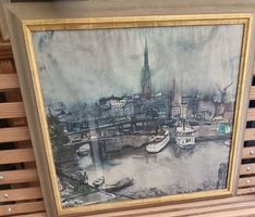 Gemälde Stockholm Demjen Attila Oel auf Canvas