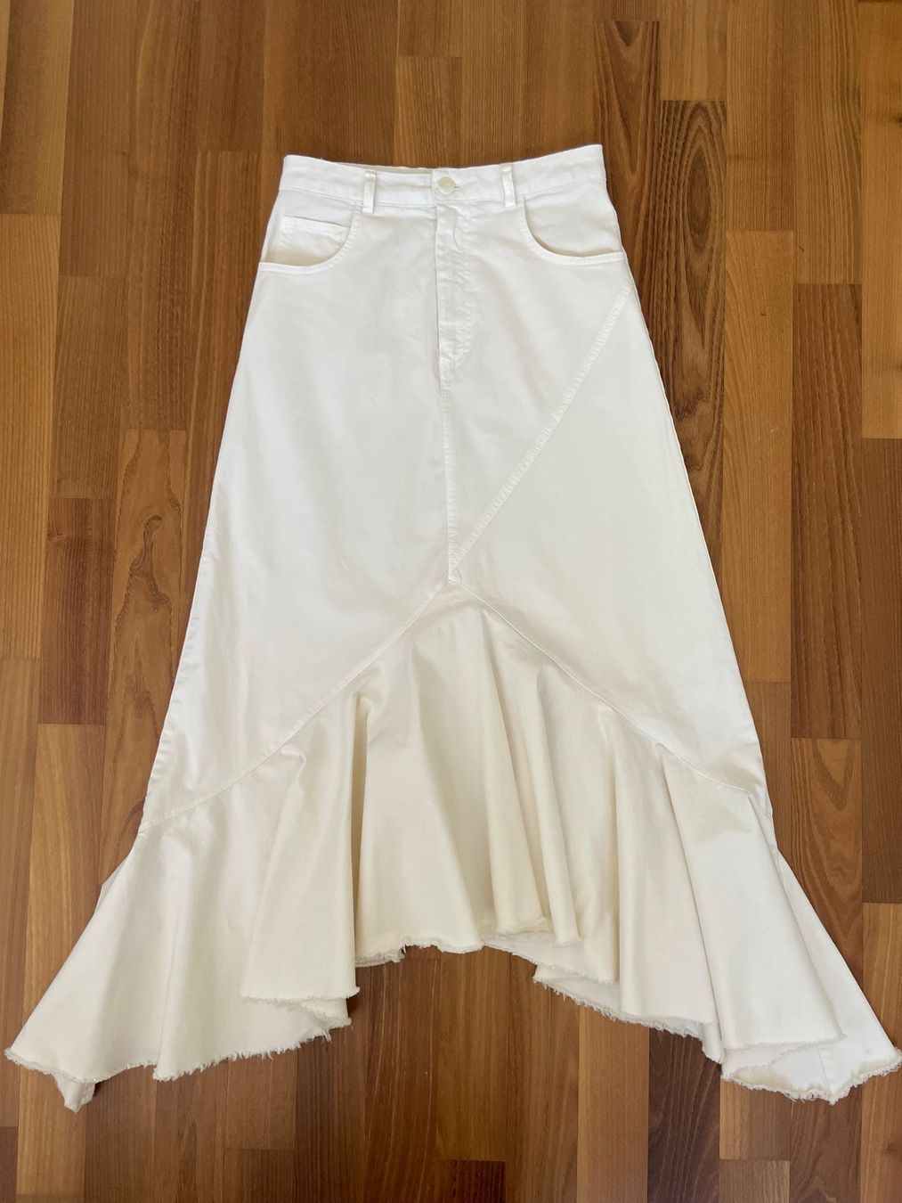 Gonne: Dixie Midi Rock, Gr. XS weiss, neuwertig – Usato da Buchs SG venduto da VintageHomeCH