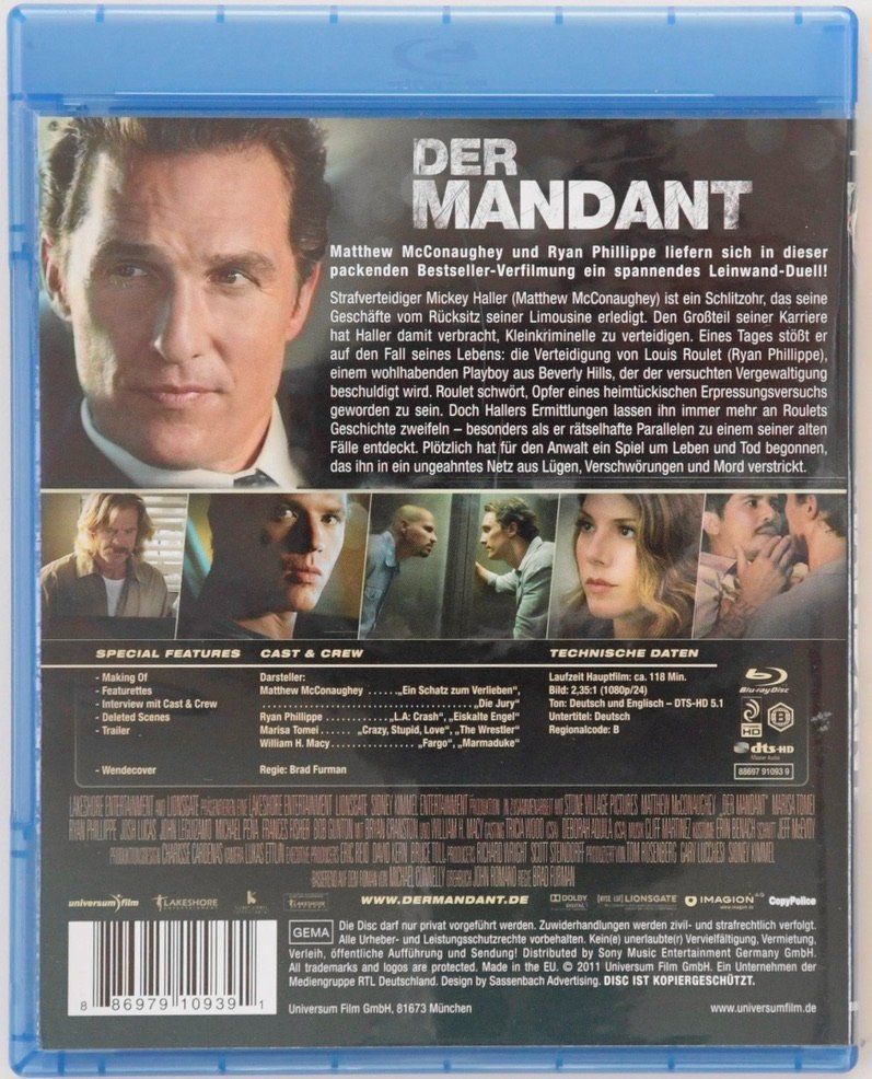 Tutti i DVDs: DER MANDANT – Usato da Remetschwil venduto da ufischer19 1