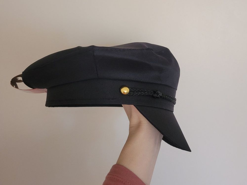 QUUPY Chauffeur Hut Schwarz - Klassische Fahrermütze Für Damen & Herren