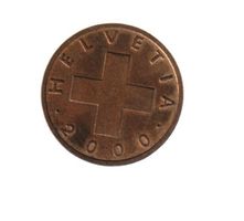 MONETA SVIZZERA 1 centesimo 2000 usata - circolata Rame