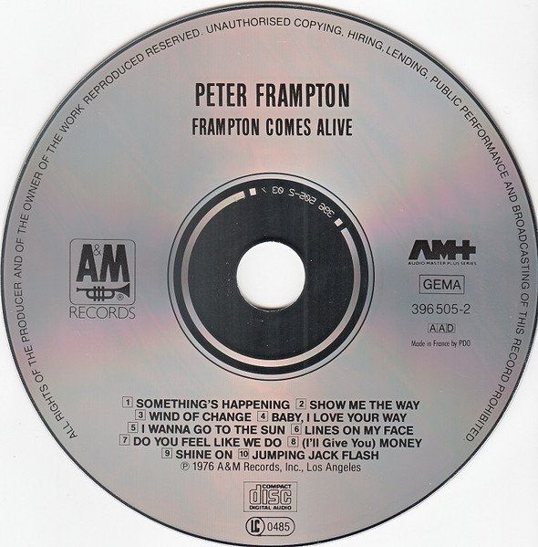 CD: CD Peter Frampton – Frampton Comes Alive! – Usato da Burg AG venduto da ..machine_rec.. 2