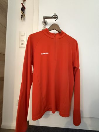 Mammut Aenergy Light Half Zip Langarmshirt, Orange, M