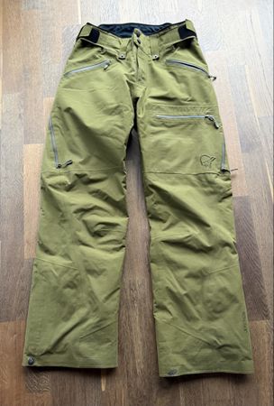 Norrøna Røldal Gore-Tex Primaloft Hose Olive, Grösse S,