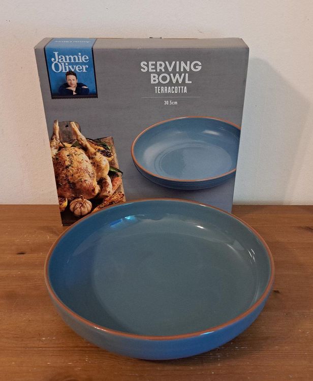 kleermaker bellen Onderscheiden Jamie Oliver Serving Bowl Terracotta Schale Blau | Kaufen auf Ricardo
