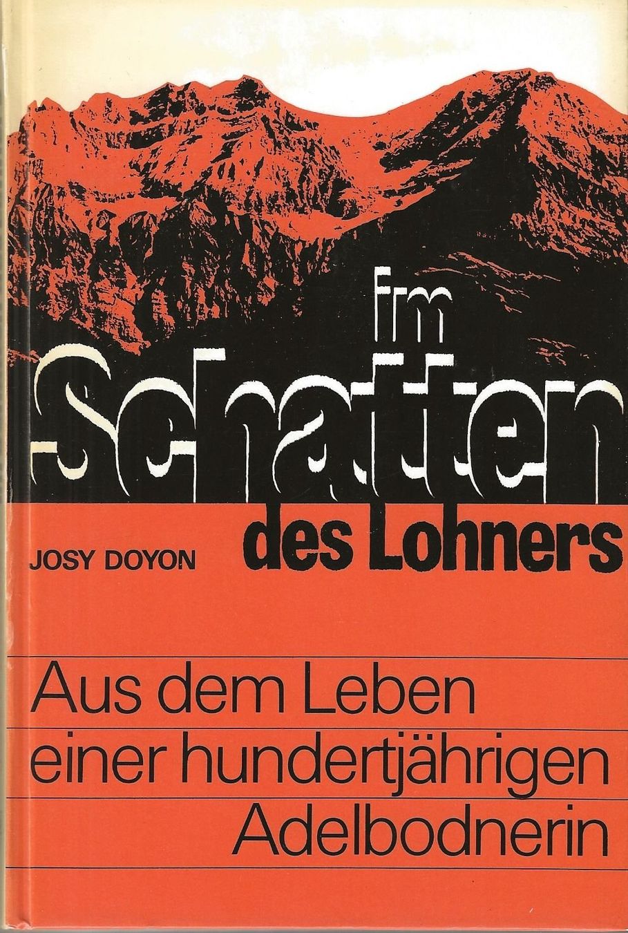 Libri: Im Schatten des Lohners Adelboden – Usato da Bern venduto da Grindelwaldaus