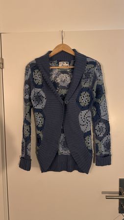 DESIGUAL Strickjacke im Vintage-Häkel-Stil - Grösse M
