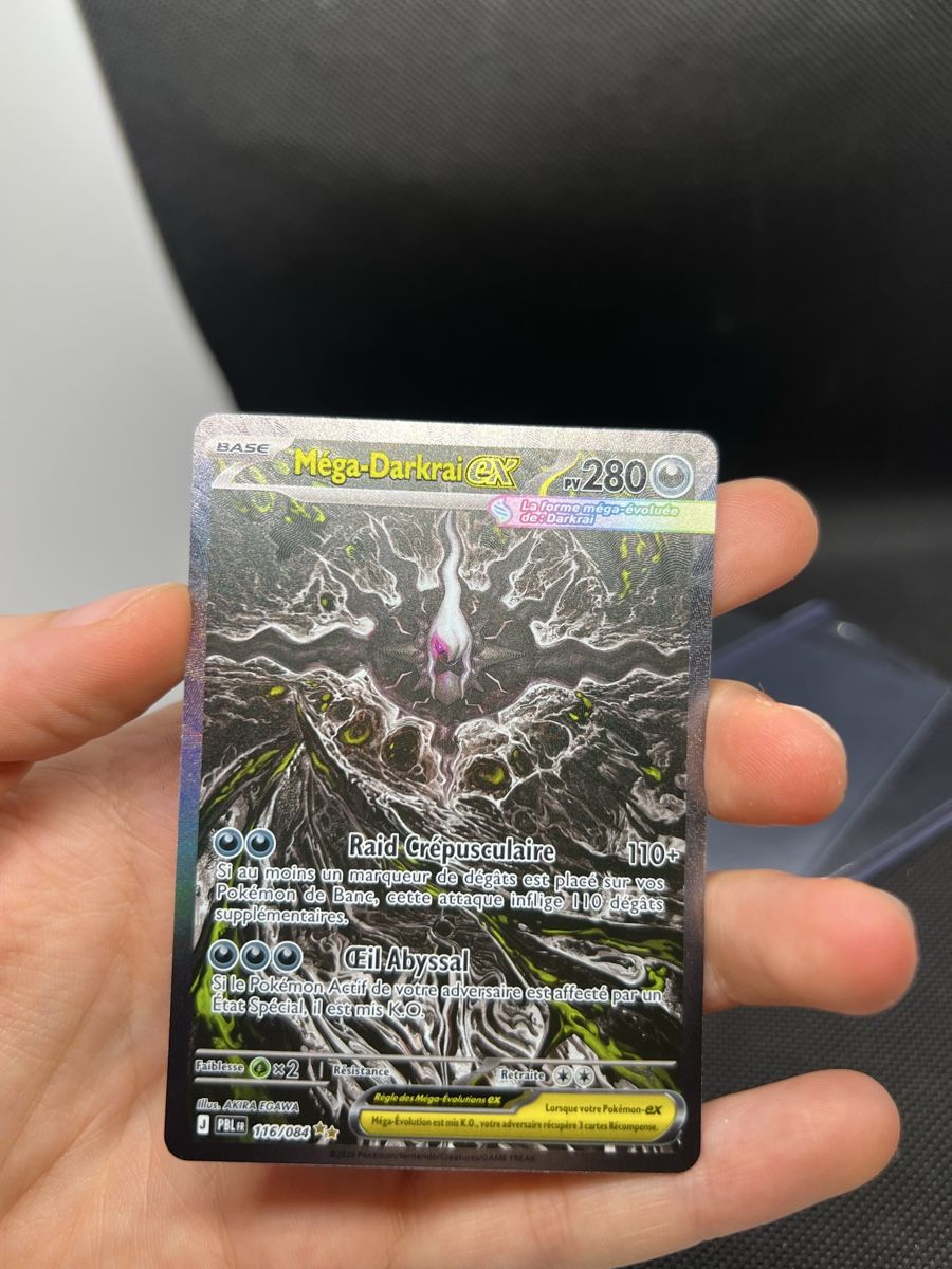 Pokémon Carte collezionabili: Mega Darkrai ex #116/084 SIR - FR - Ab 1.- – Nuovo (secondo la descrizione) da Perroy venduto da sou_7ff7 3