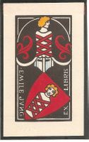 Ex-libris héraldique Emile JUNG par Claude Jeanneret