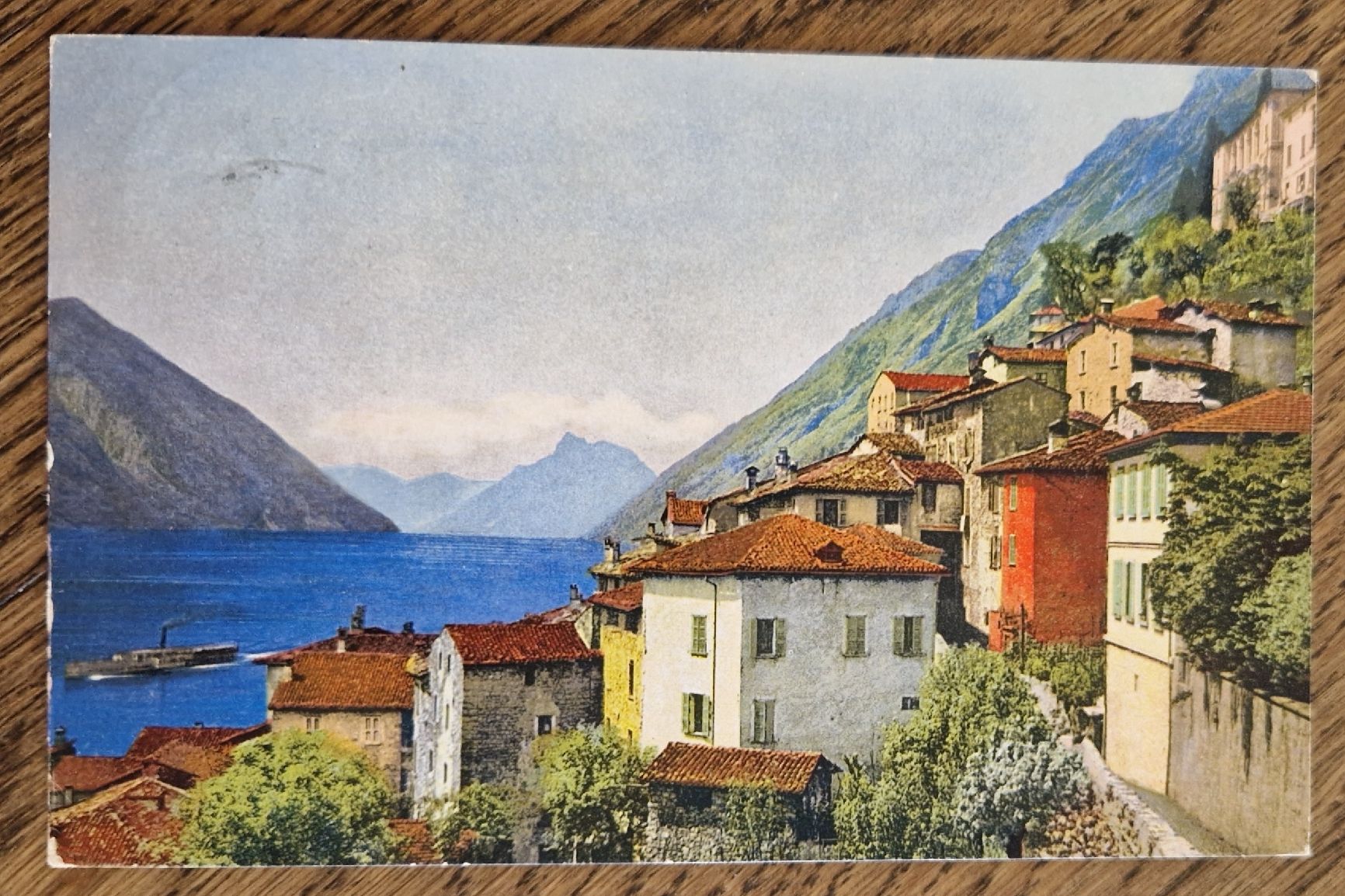 Cartes postales: Lago di Lugano, Albogasio 1916 – D'occasion à Ebikon par Donar50