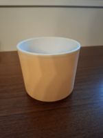 Pot de fleurs, beige