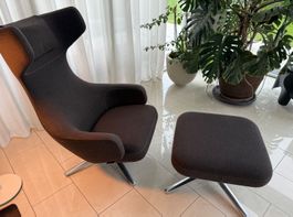 Original Vitra Grand Repos mit Ottomane von Antonio Citterio