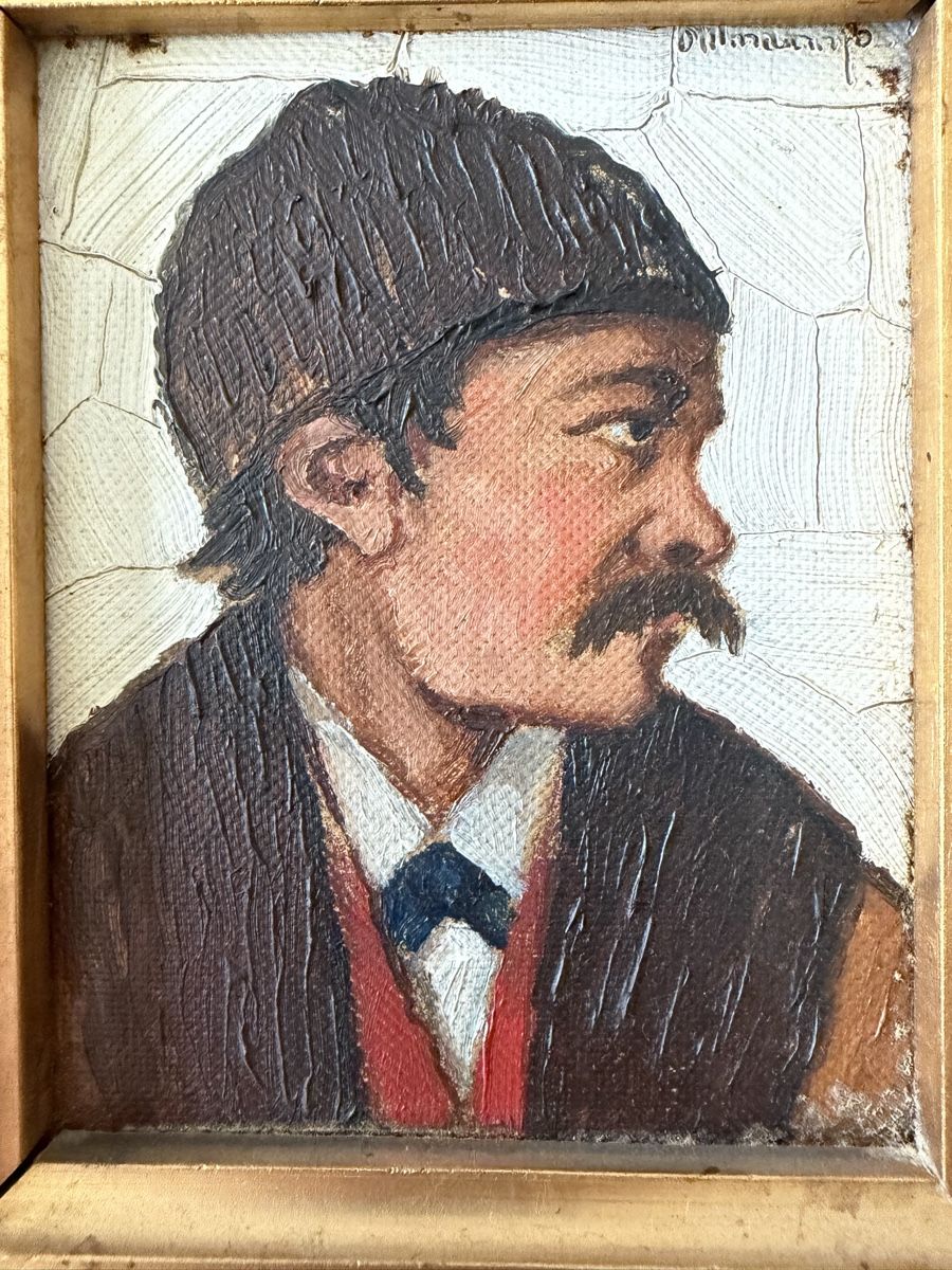 Dipinti: 19. Jh. Deutsche Schule. Portrait eines Mannes, Dillmann – Usato da Binningen venduto da Cchatz 1