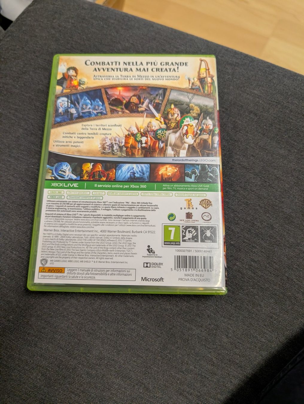 Giochi: Lego il Signore degli Anelli Microsoft Xbox 360 – Usato da Giubiasco venduto da Ticinerd 1