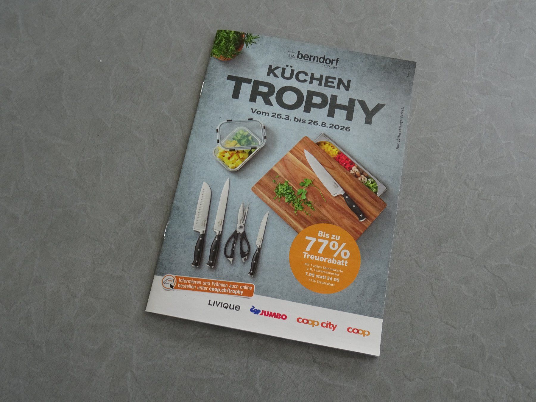 Coop Sammelmarken & -punkte: Coop Küchen Trophy 4x20 Punkte – Neu (gemäss Beschreibung) aus Rothrist von heinrich1966