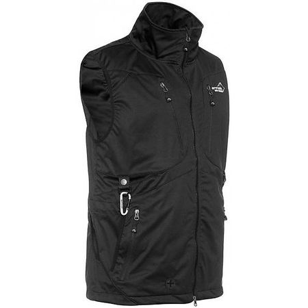 Unisex Arrak Softshell Weste Gilet "Acadia" schwarz, Gröss M