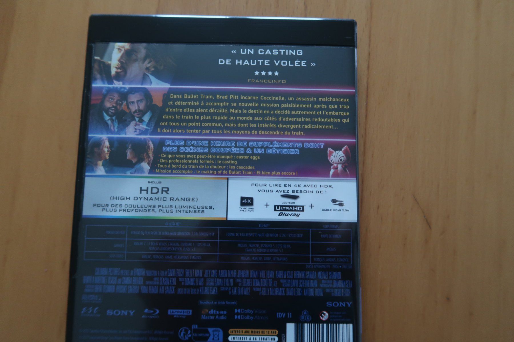 Tutti i DVDs: 4K Blu-ray BULLET TRAIN    Français Anglais – Usato da Porrentruy venduto da tupatup 3