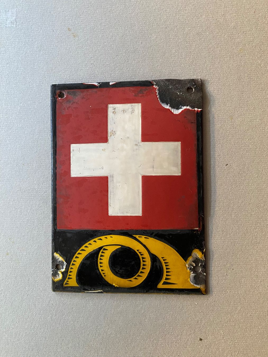 Schilder: Altes Email Schild Postkutsche – Gebraucht aus Basel von ota_2f9m 2