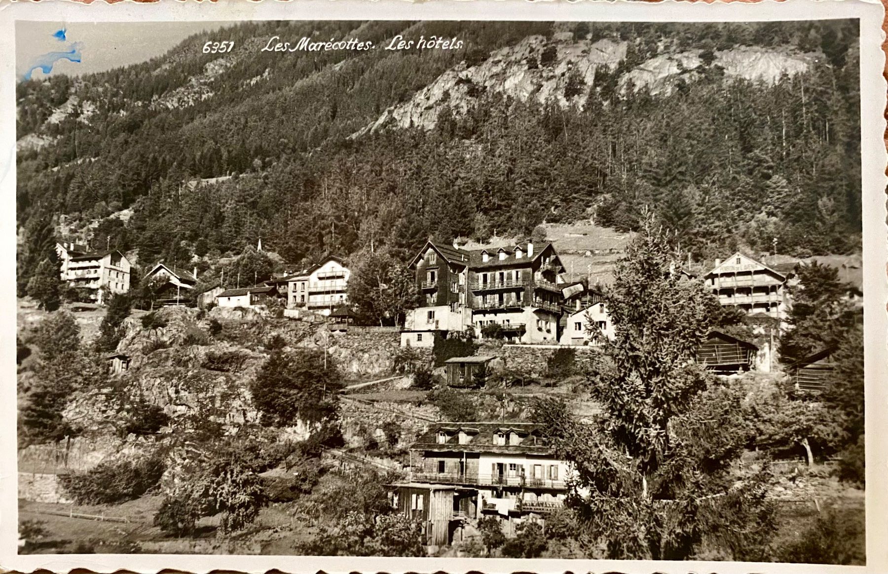 Cartoline postali: Les Marécottes - Les Hôtels – Usato da Root venduto da ENGLAND-TREASURES 1