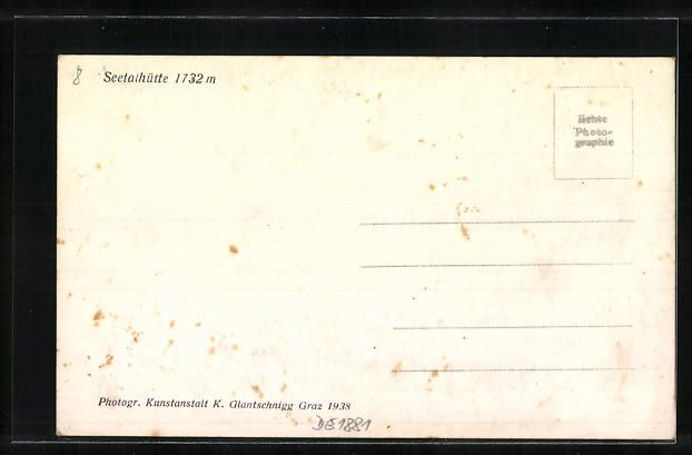 Ansichtskarten: Seetalhütte, Winterlandschaft mit der B – Gebraucht aus Berlin von bartko-reher 1