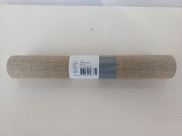 neu: Tischläufer Deco Stoffband beige 28cm x 2,5m