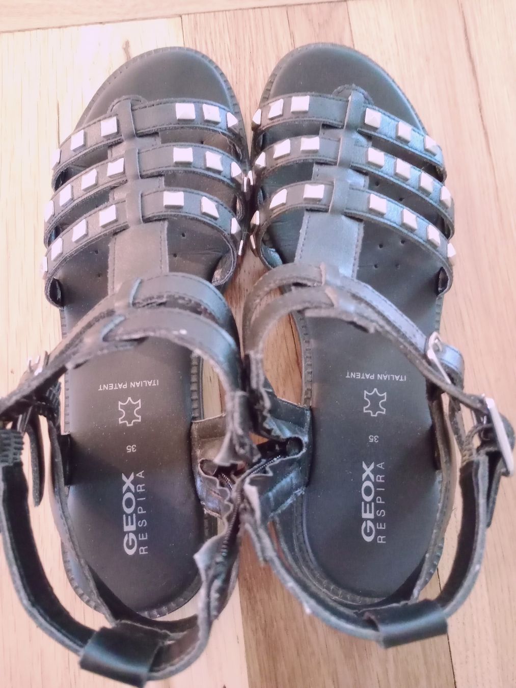 Geox Scarpe per ragazze: Geox Sandalen, schwarz, Gr. 35 – Usato da Castel San Pietro venduto da misha05 1