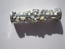 4 Tube / Rolle, 27mm, versilbert