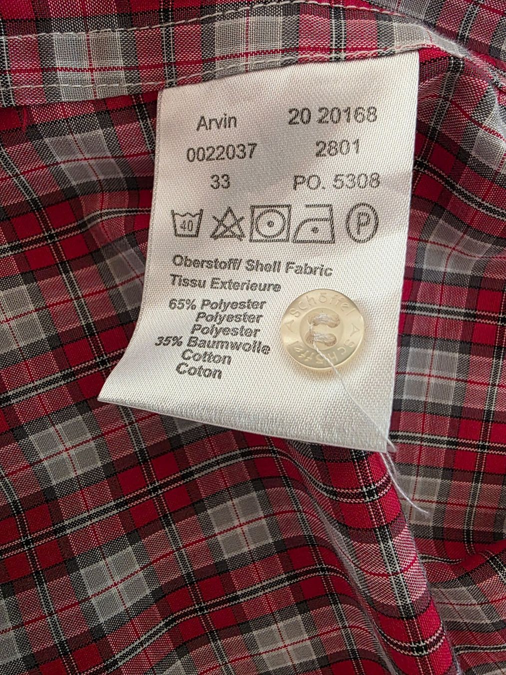 Schoeffel Camicette: Schöffel Hemd Bluse Gr. 33 / Gr. 50 -54 – Usato da Riehen venduto da robs2026 3