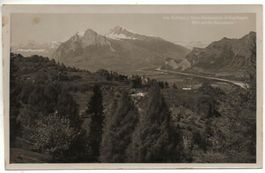 BAD RAGAZ Kurhaus - Blick auf die Rheinebene