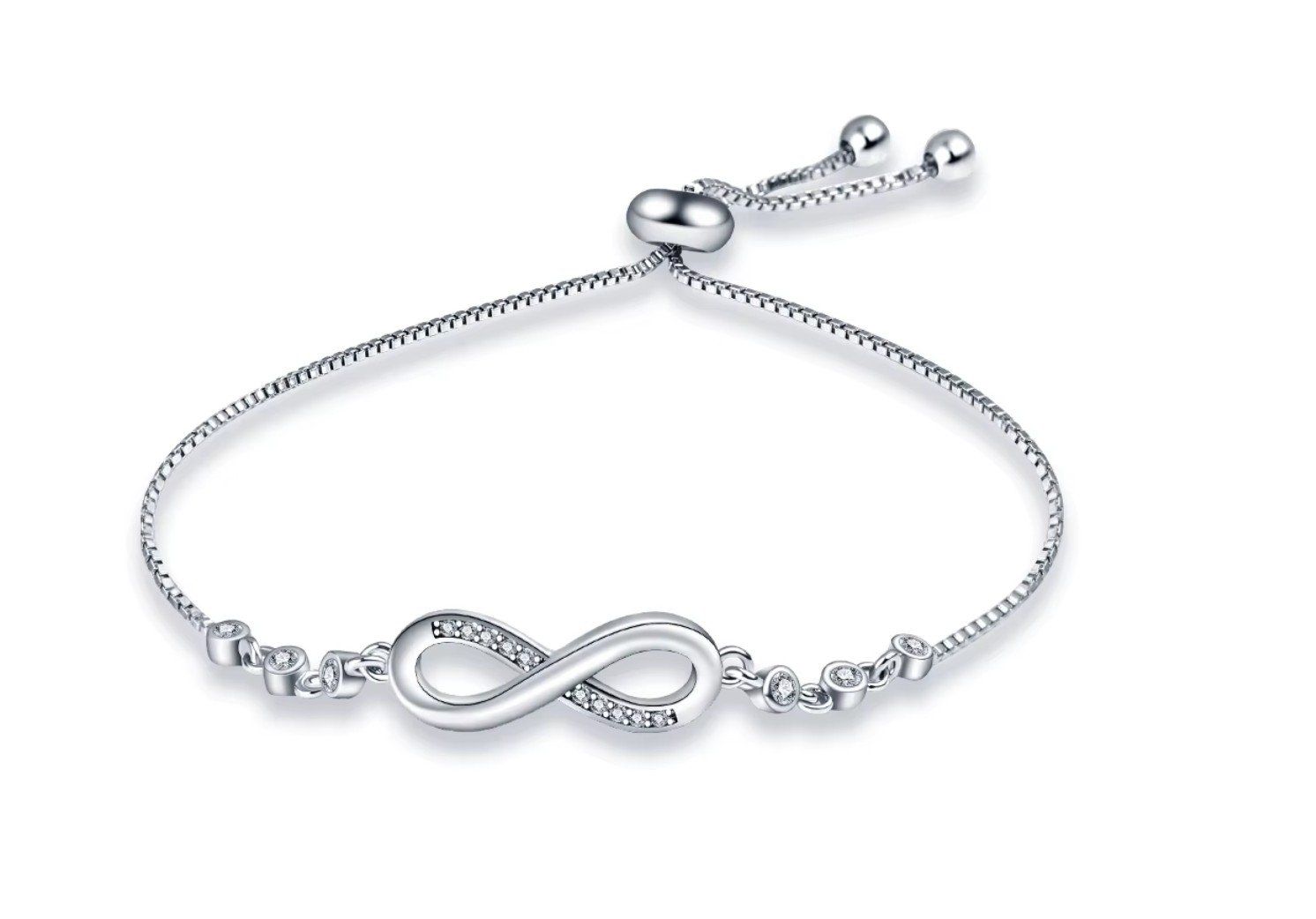 Bracciali & Braccialetti: Wundervolles Armband Silber 925, Infinity – Nuovo (secondo la descrizione) da Niederbüren venduto da Fidi5 3