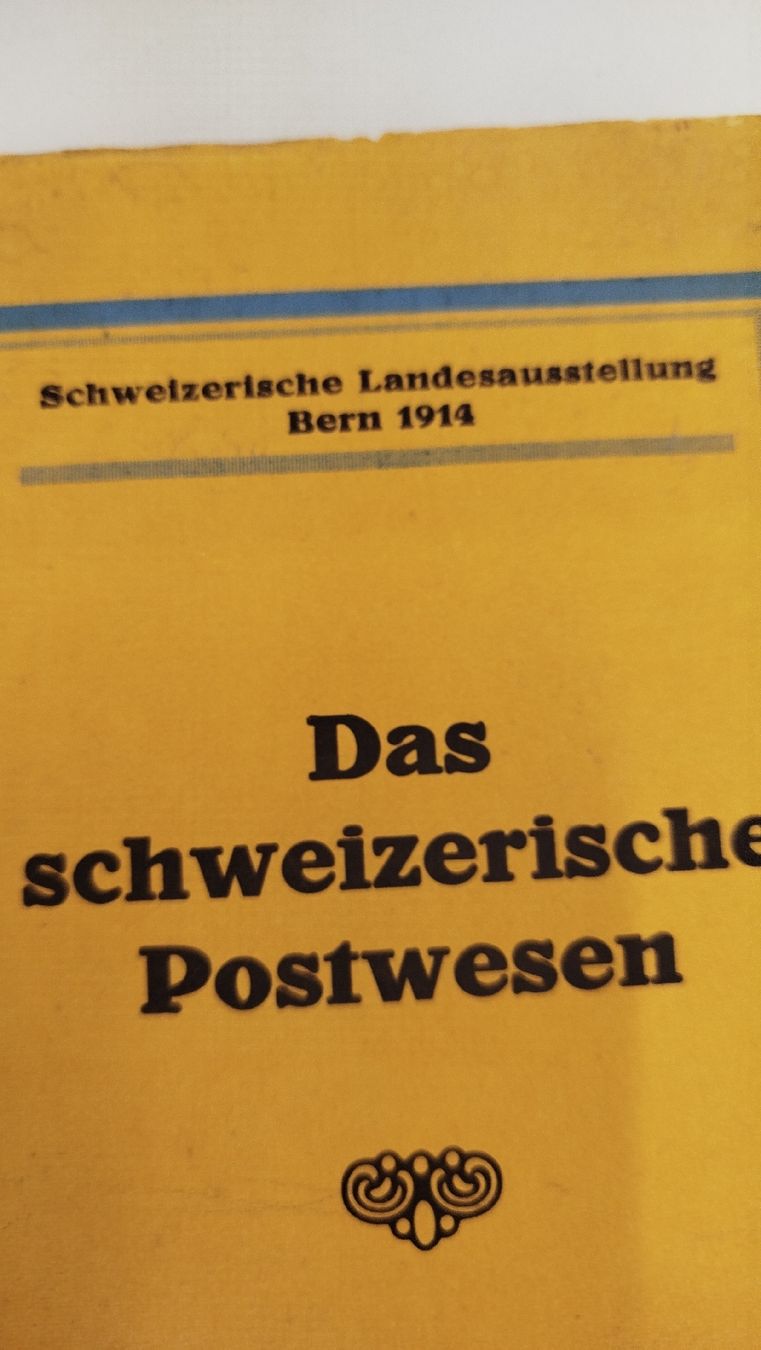 Libri: Antik Das schweiz. Postwesen Bern 1914 Oberpostdirektion – Usato da Glashütten venduto da lightmoon 1