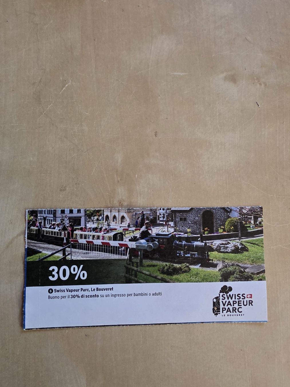 Buoni: swiss vapeur parc – Nuovo e nell'imballaggio originale da BELLINZONA venduto da Dolcerelax