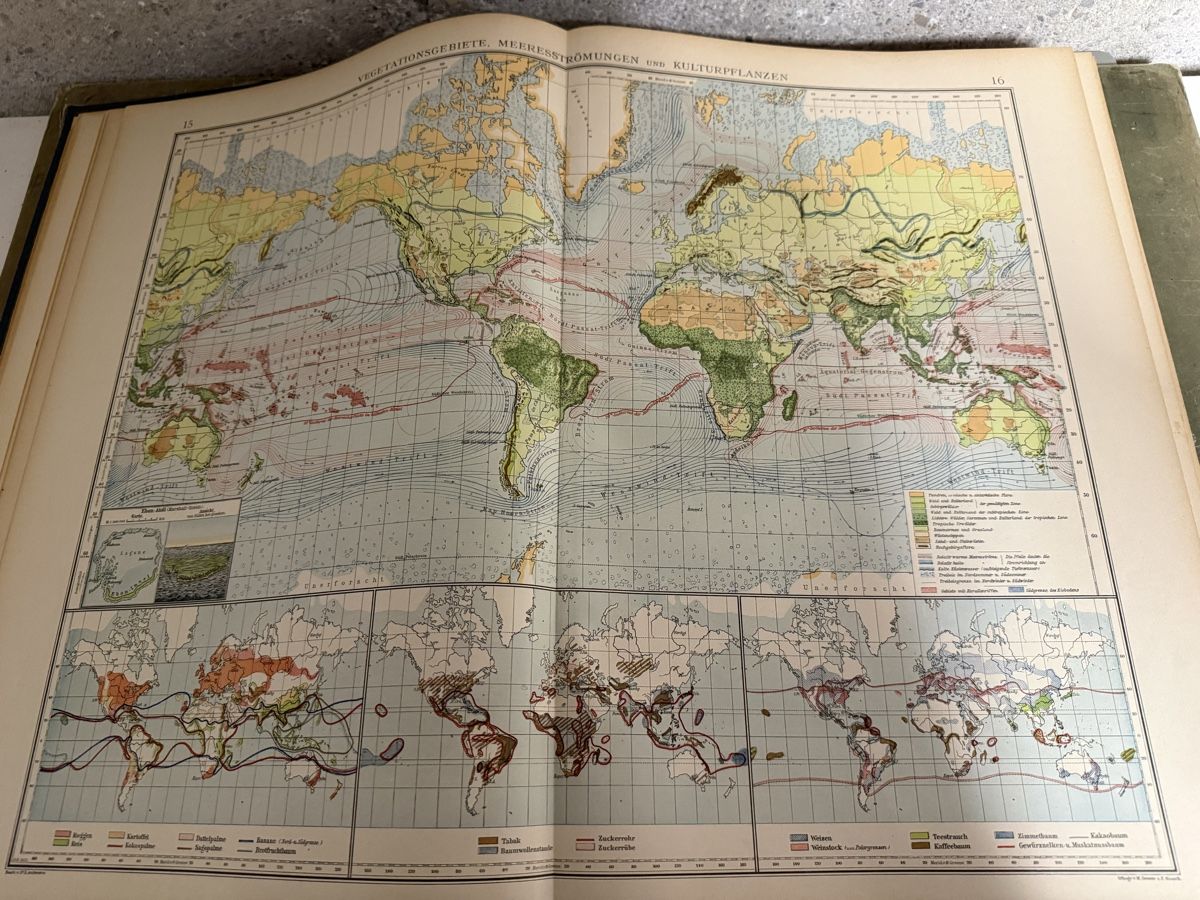 Cartine & Atlanti: Antiquarischer Andrees Handatlas – Usato da Birmenstorf AG venduto da Pat_roll. 7