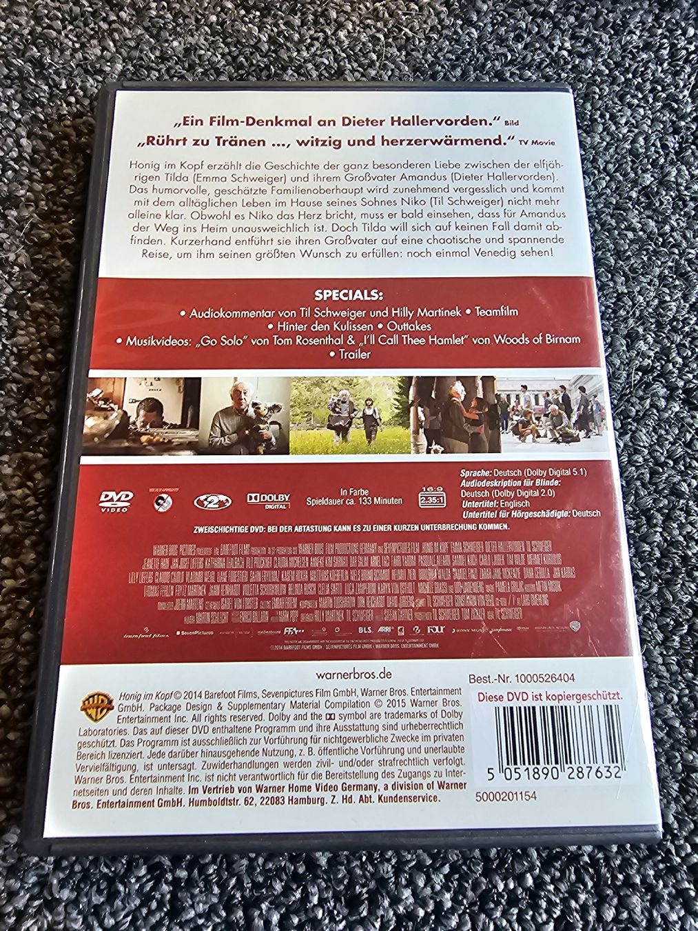 Alle DVDs: Honig im Kopf (22505) – Gebraucht aus Ruswil von jan_bxl5 1