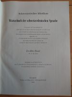 Schweizerisches Idiotikon 12. Band Jahrgang 1961