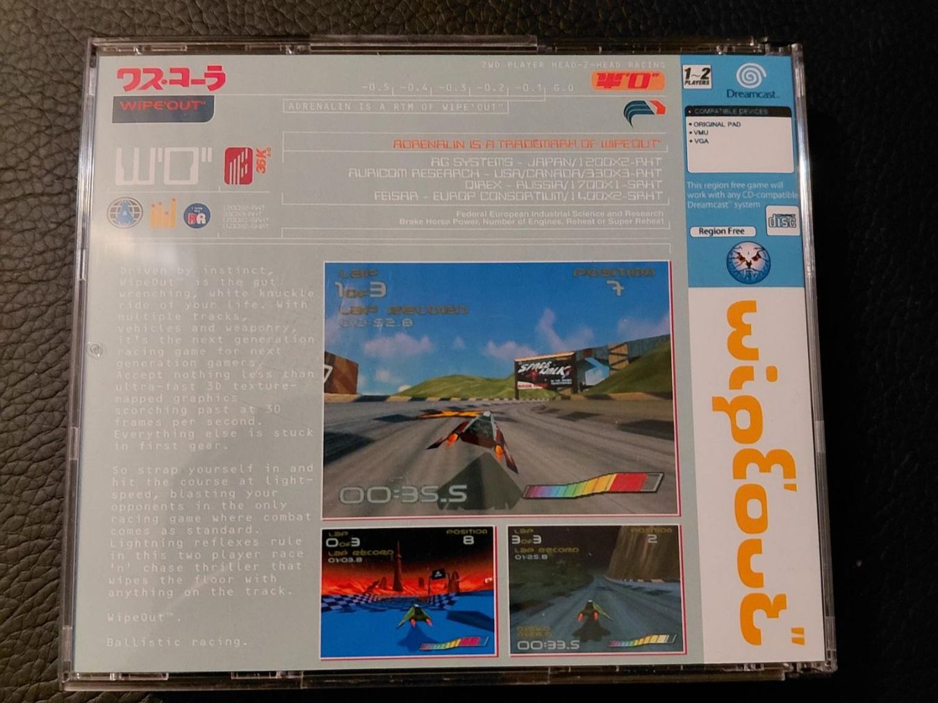 Commodore PC: Dreamcast Spiel Wipeout – Nuovo e nell'imballaggio originale da Beringen venduto da Beringen75 1